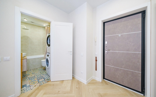 Uyutnaya i novaya studiya v Kudepste Apartments