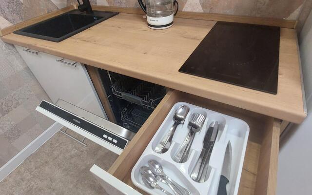 Квартира Уютная квартира-студия с видом на Бугринский мост