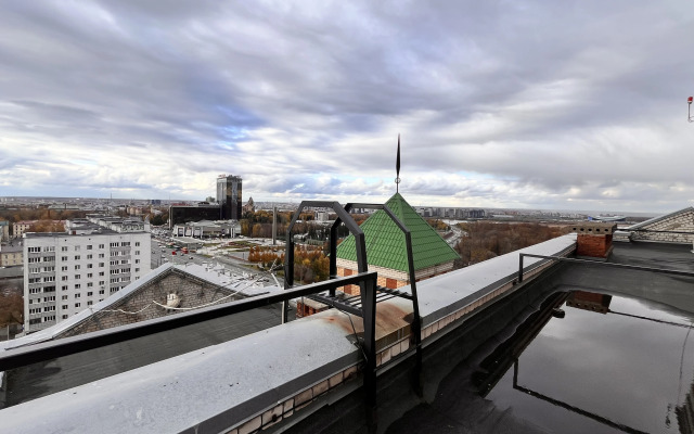 Квартира Уютная студия с панорамным видом на Казань