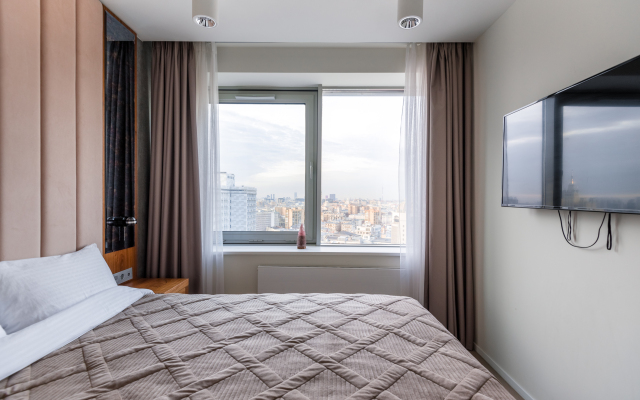 Квартира-студия с панорамным видом на Москву