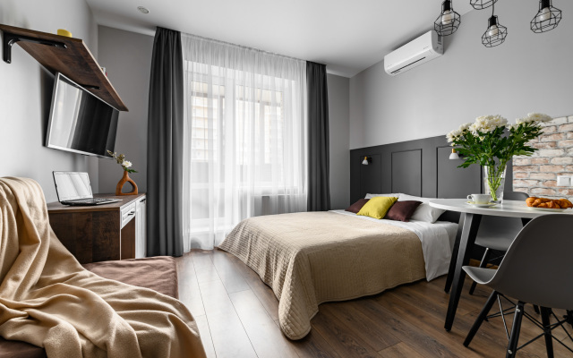 Апартаменты Уютная Студия Между Аэропортом и метро Звездная