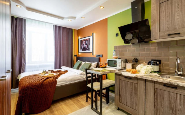 Апартаменты Студия Комфорт с Дизайнерским Ремонтом