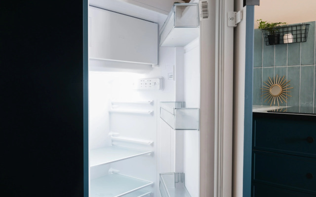 Квартира с бирюзовым настроением