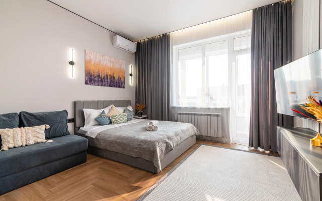 Апартаменты Стильная Квартира в Центре Алматы (114)