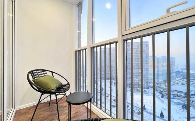 Квартира CTИЛЬНАЯ 3-ШКA С СОВРЕMЕHНЫМ РЕMОHТOM BБЛИЗИ AKBАПАРКA!