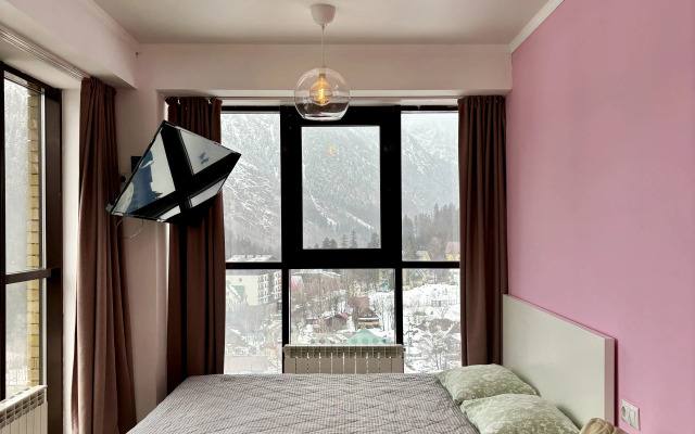 Апартаменты Студия с панорамным видом на горы