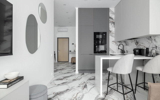 Апартаменты Двухкомнатные Cotton Flatport рядом с Москва-Сити