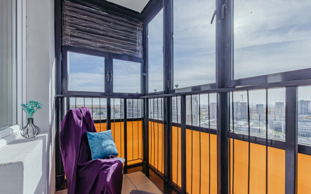 Квартира Уютная квартира в новом современном жилом комплексе