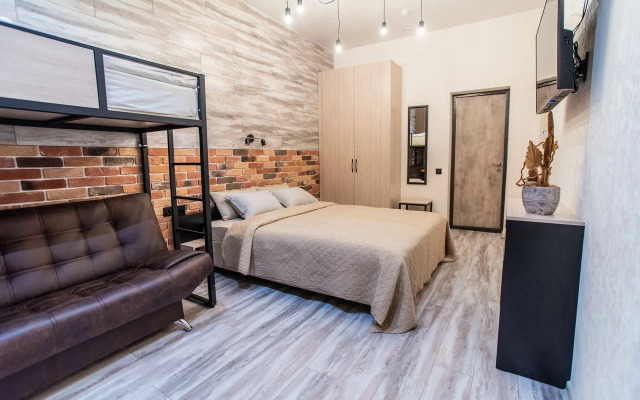 Loft v ZhK Volga-Park dlya 10 gostej Flat