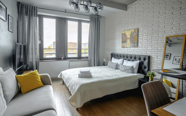 Апартаменты Lalapart London Loft просторная студия 38м в ЖК Савеловский Сити