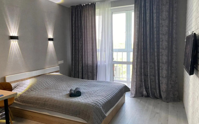 Квартира Апартаменты Prim Recreation Зеленый Бульвар вид на лес