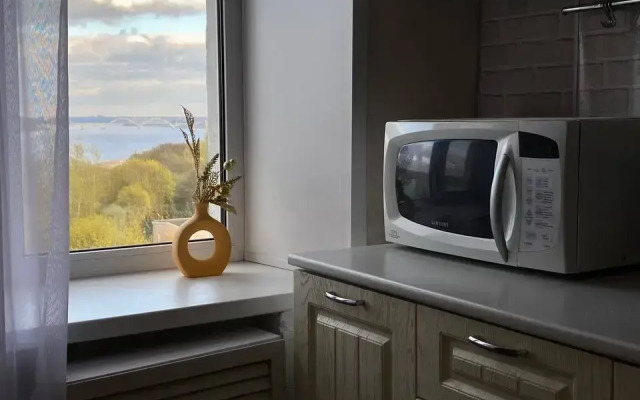 Квартира Трехкомнатная квартира с видом на Волгу