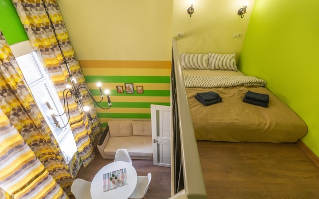 Апартаменты Nekrasoffapart Двухуровневые Green