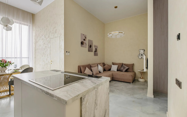 Апартаменты Пентхаус с отдельной спальней и ванной king-size