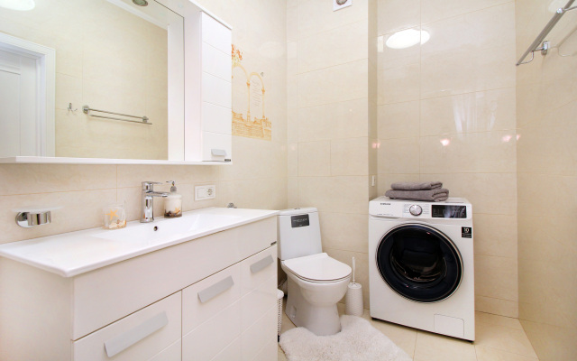 Dvukhkomnatnye S Dizaynerskim Remontom V Zhk Shakhristan Apartments