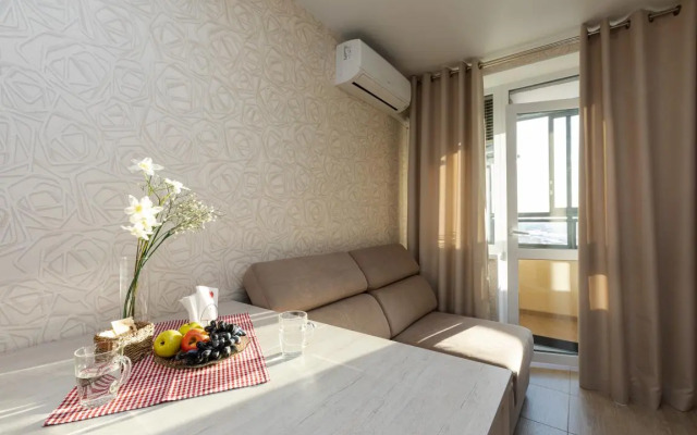 Апартаменты Светлая 1-к квартира возле ЖД вокзала