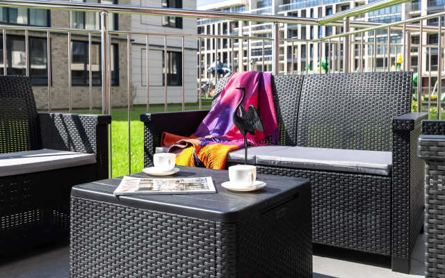 Studiya S Terrasoy Apart Zelenogradsk Flat