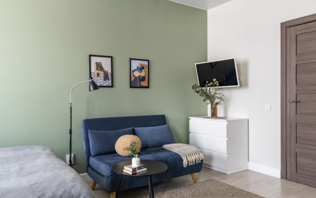 Skandi-studiia Piter Apartments u metro Frunzenskaia Flat