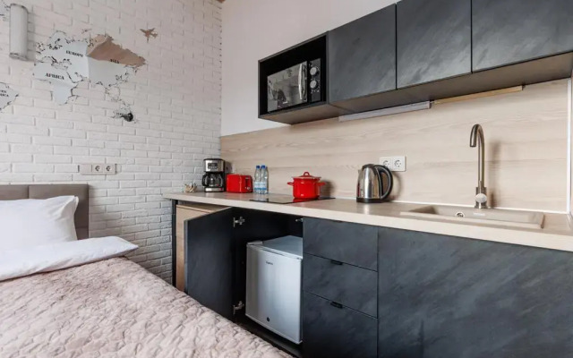 Апартаменты Стильный апартамент на Окружной