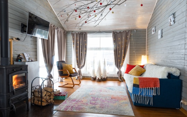 Шале с камином