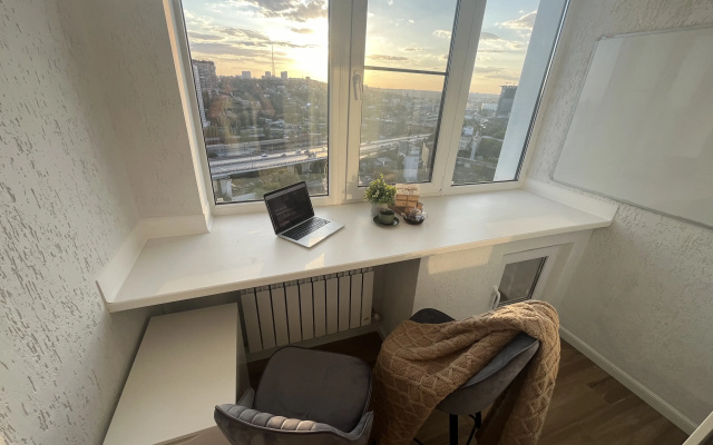 Apartamenty v ZK Belyj Angel s sikarnym vidom na reku Don