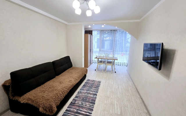 Prostornaya S Basseynom Vo Dvore Flat