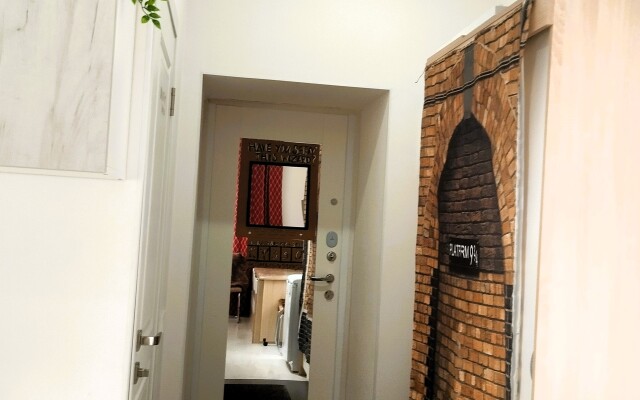 Studiya Garry Potter s divanom na rizhskoy Apartment