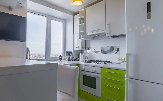 Квартира студия с видом на город