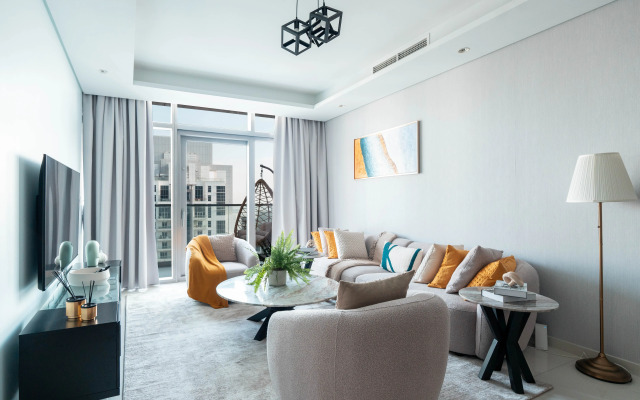 Апартаменты Keyrock Living - 3BR Luxury in Paramount Downtown