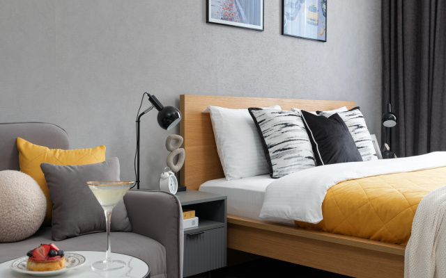 Квартира GM Apartments с видом на Набережную и Котельническую высотку