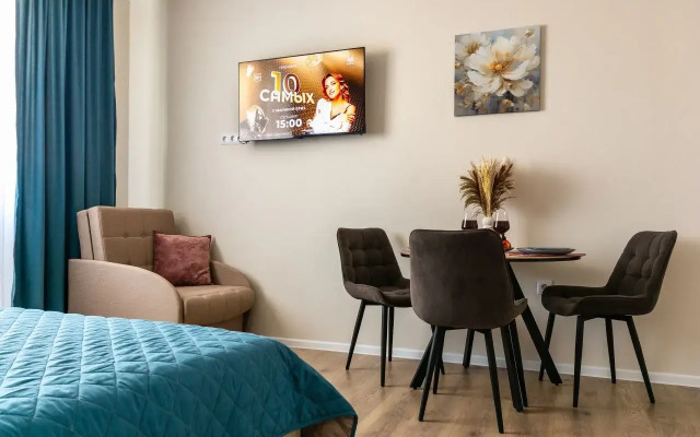 Квартира студия Жасминовый бриз у паркa Галицкoго cеть Мята