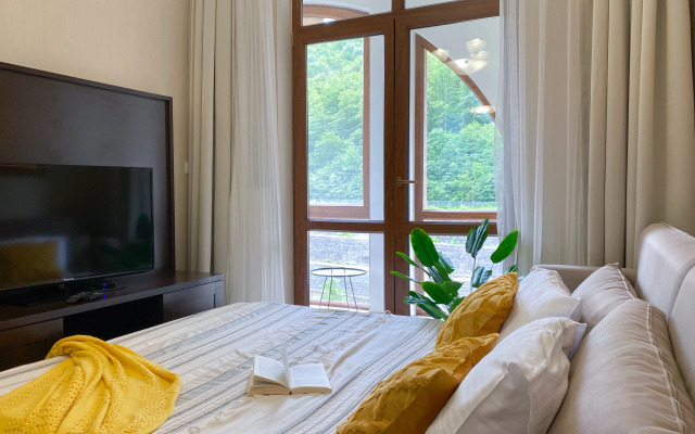 Однокомнатная квартира с Видом на Горы в 300м от Подъёмника