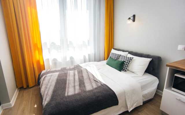 Uzor ApartKvartira na Engel'sa s shikarnym vidom na zakat  Apartments
