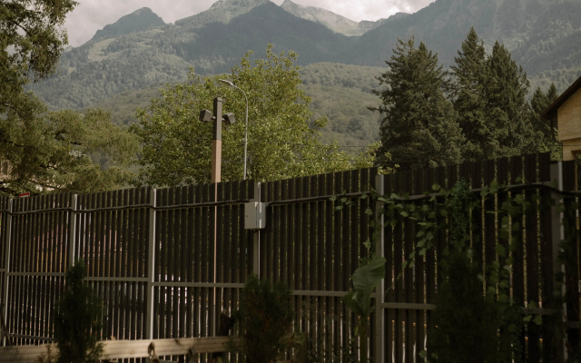 Частный дом Экосказка с видом на горы