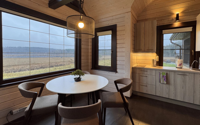 Частный дом 3 с Видом на Озеро Киркколампи и Собственной Сауной