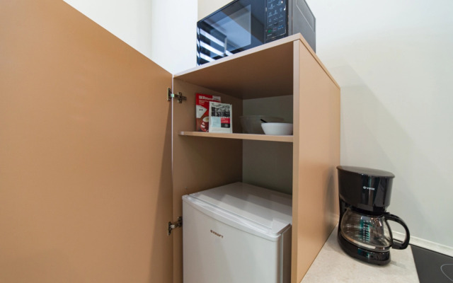 Апартаменты с видом на город и ванной