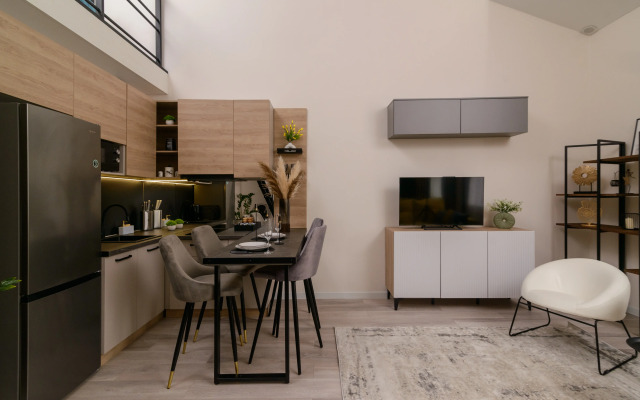 Apartamenty ot FolkFort Dvukhurovnevyy Komfort s Polnotsennym Vtorym Etazhom Apartments
