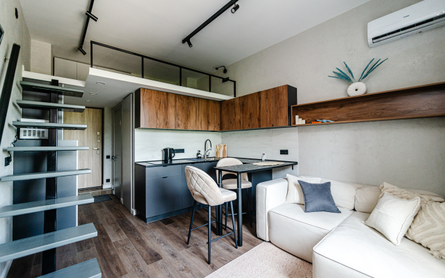 Lyuks Studiya V Stile Minimalizm Apartments