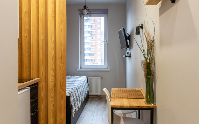 Eco-loft style apartment. Contactless settlement. Check-in 24/7