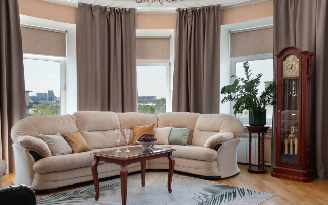 Квартира GM Apartments с Панорамным Видом Кремль Сити Останкино