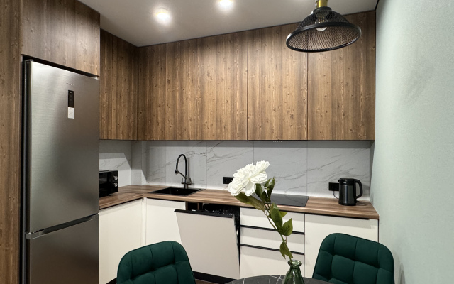 Квартира премиум Green FOX от дизайнера с видом на Волгу