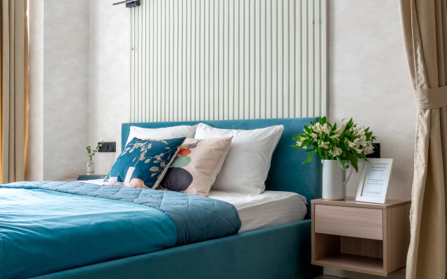 Fox Homes Apartment Designer apartment near the shopping center Horizont and Rostvertol