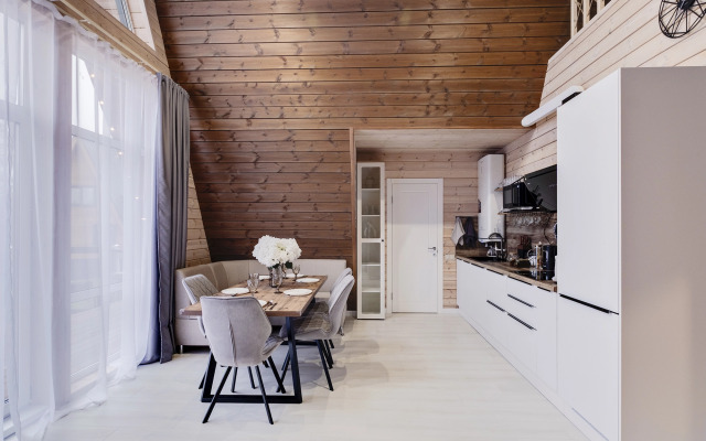 Частный дом С баней и террасой