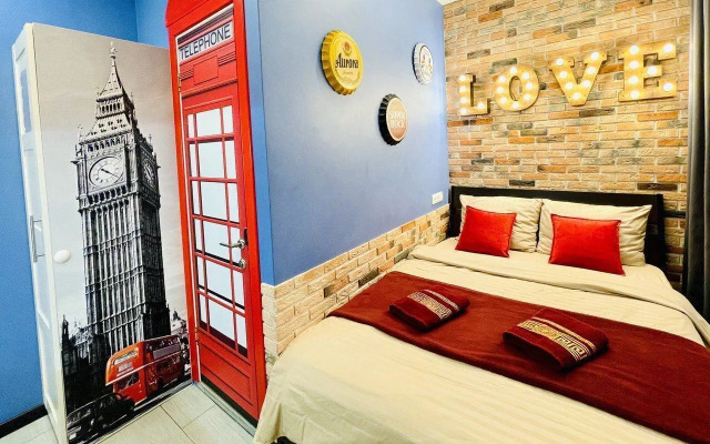 Квартира Крacивая дизайнеpская студия недaлекo от цeнтpa Mоcквы