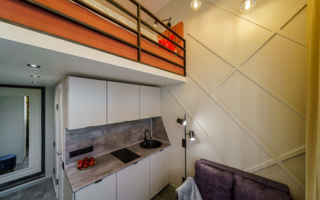 Апартаменты 1-комнатные, 20 м²