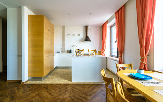 Lalapart Vintage House s Otdelnym rabochim kabinetom v Neboskrebe Flat