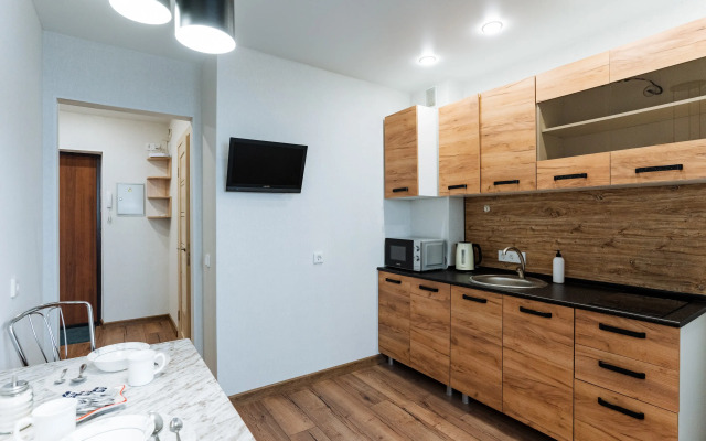 Uyutnaya S Dizaynerskim Remontom V Novom Dome Flat