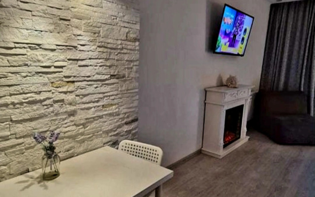 Uyutnaya Studiya S Kaminom V Novom Dome Flat