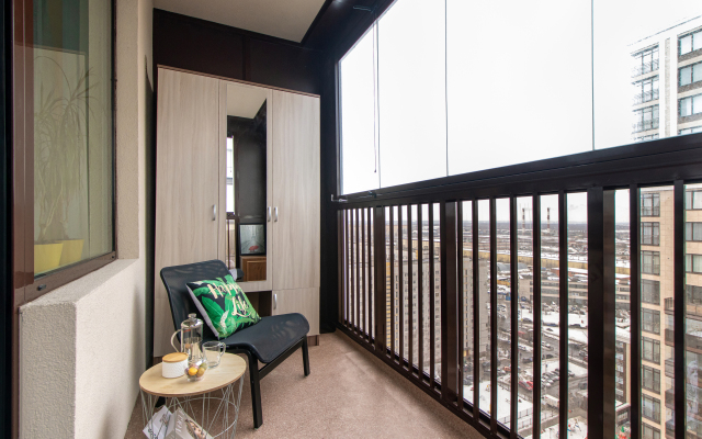 Квартира с балконом Piter Apartments у Московского проспекта