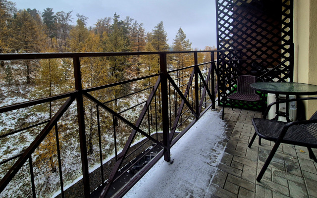 Апартаменты стильныес видом на лес